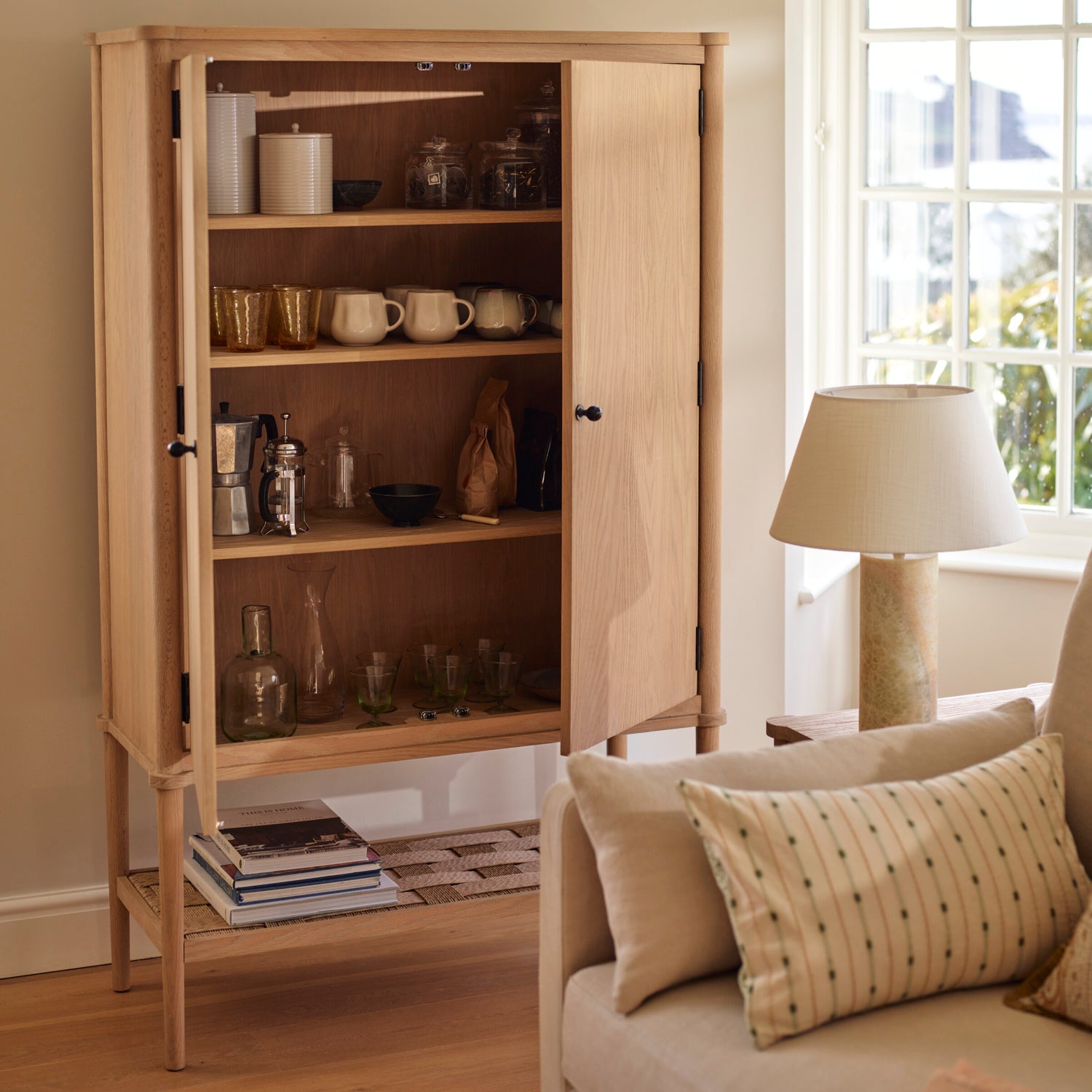 Neptune Storage Frome Cabinet, Natural Oak