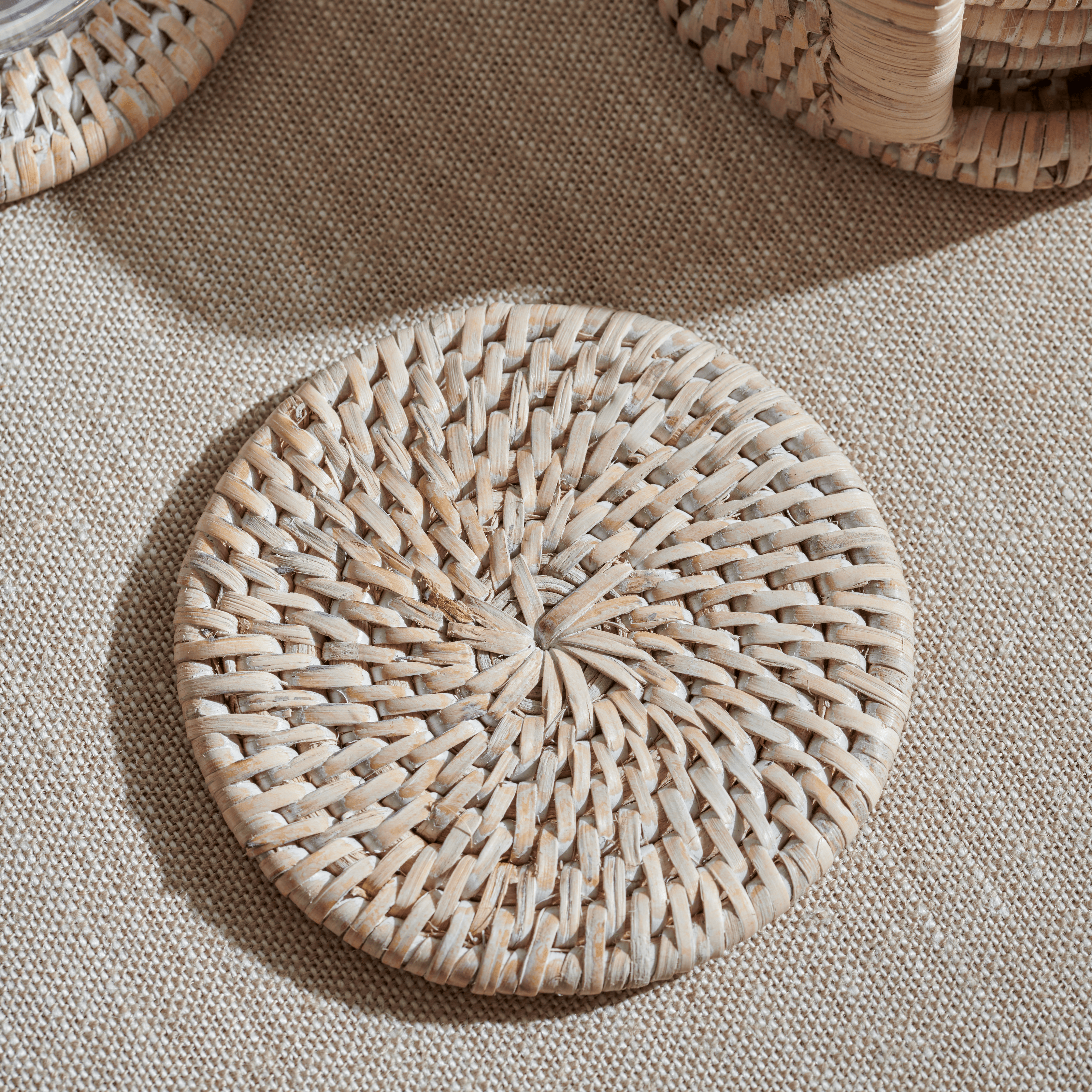 Neptune Tabletop Accessories Ashcroft Round Coasters, Set of 6