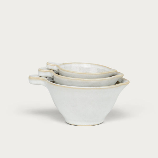 Neptune Tabletop Bramley Stoneware Pouring Cups, White