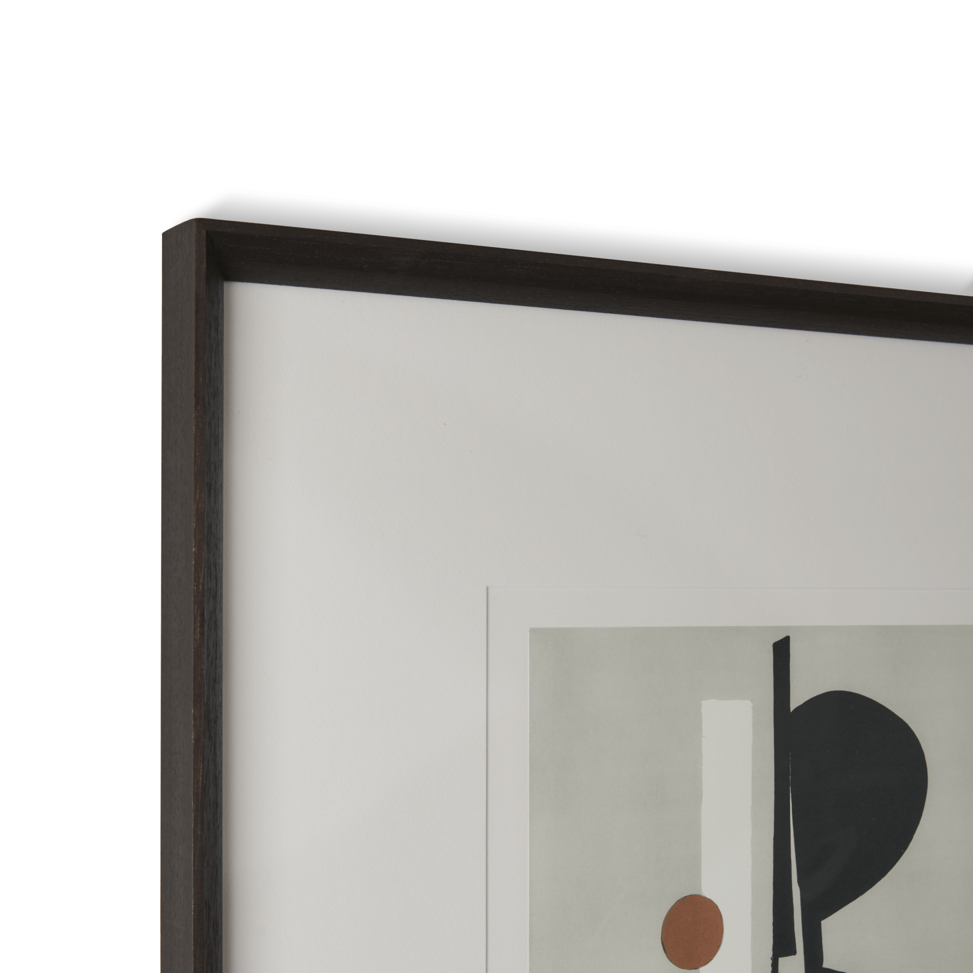 Neptune Wall Art Abstract Scene, Burnham Red