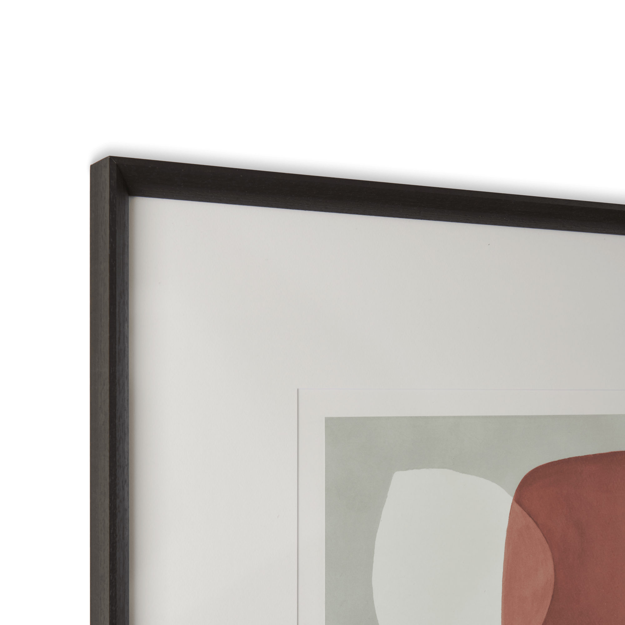 Neptune Wall Art Abstract Scene, Burnham Red