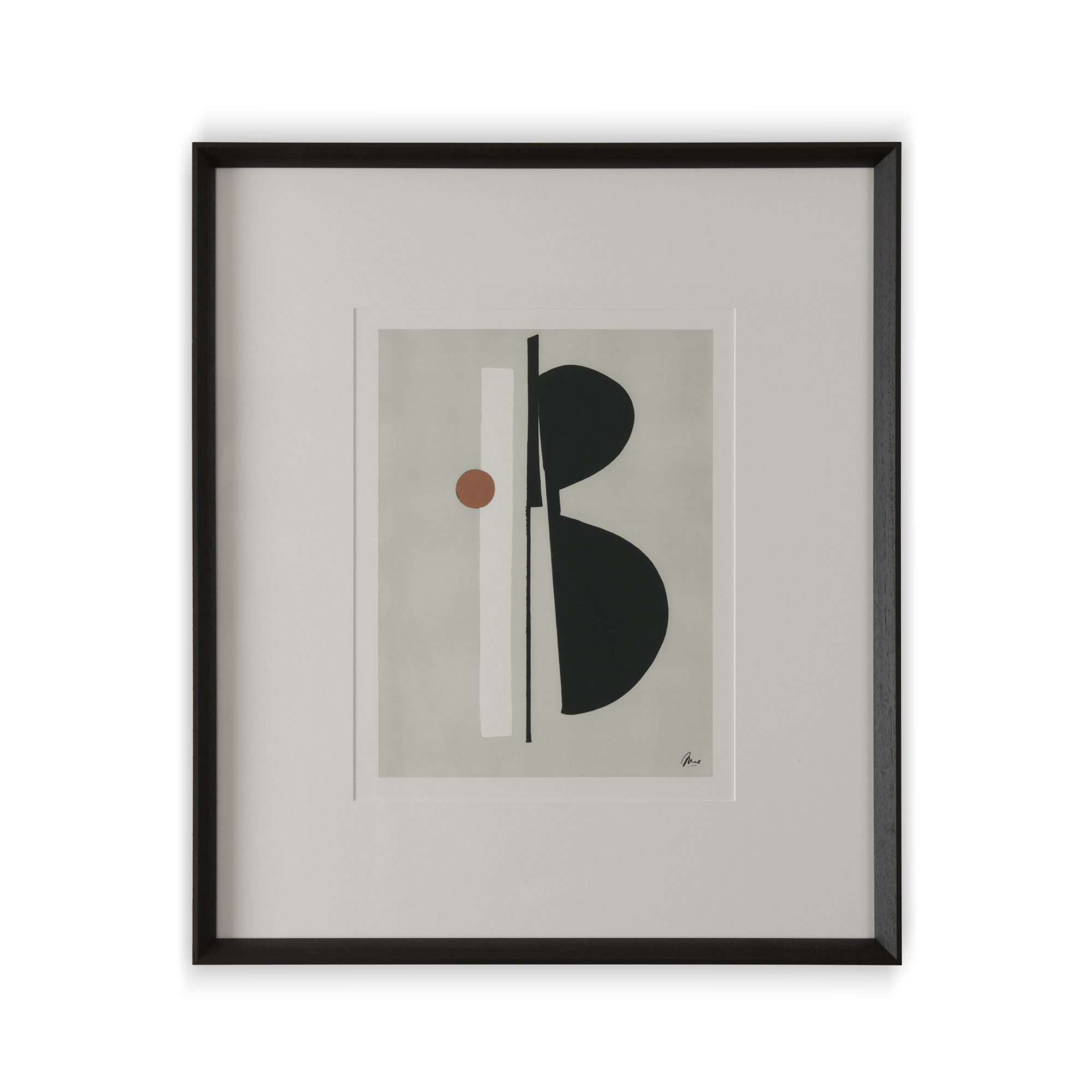 Neptune Wall Art Abstract Scene, Burnham Red