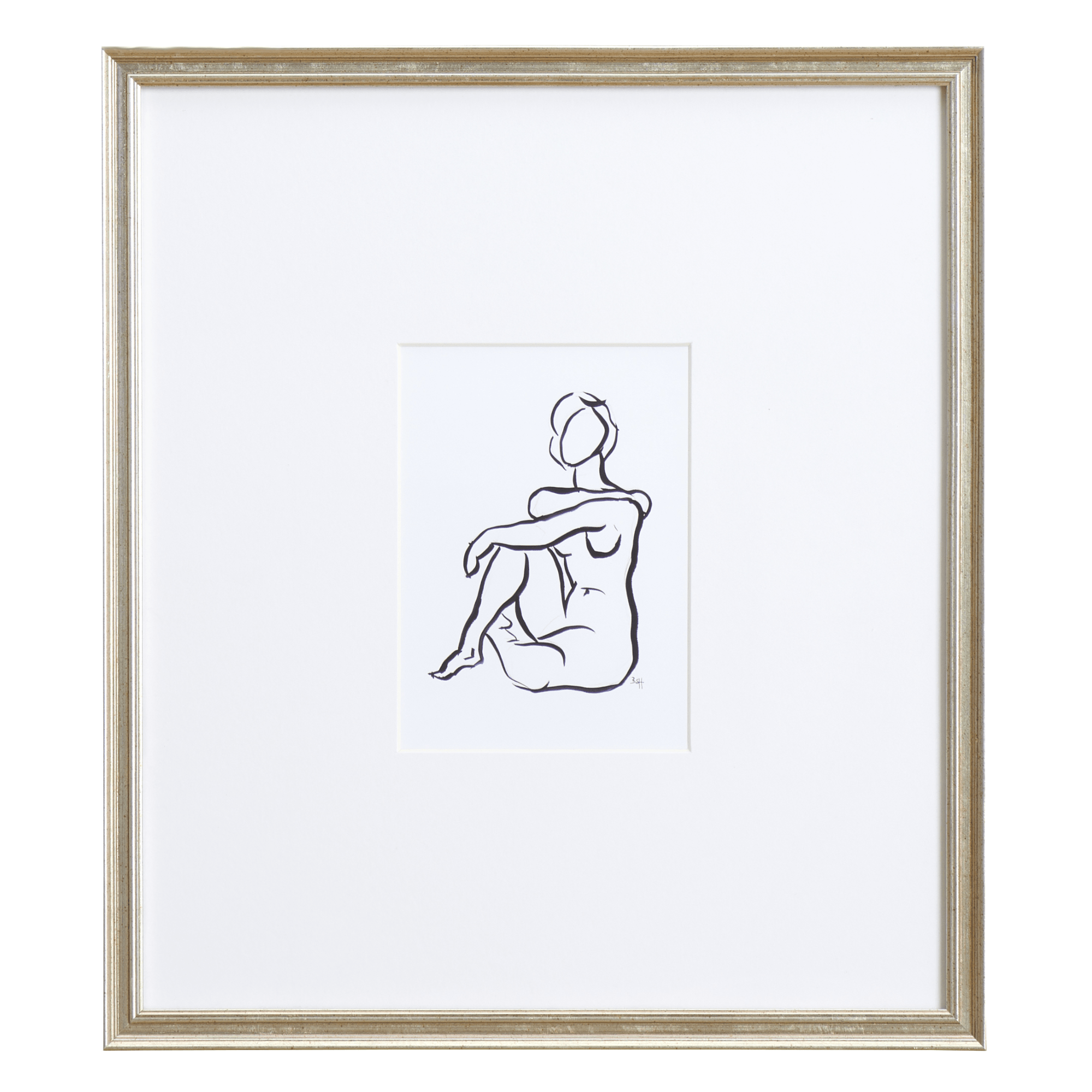 Neptune Wall Art III Sketch Seated