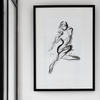 Neptune Wall Art Sketch Seated, V