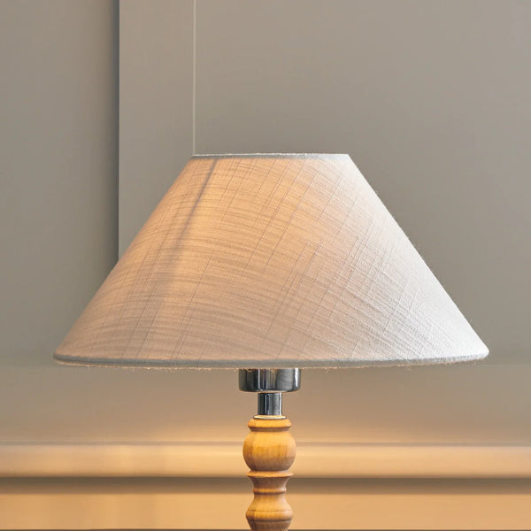Neptune Accessories_Lighting_Lighting accessories 12in Oliver Linen Coolie Lampshade, Warm White