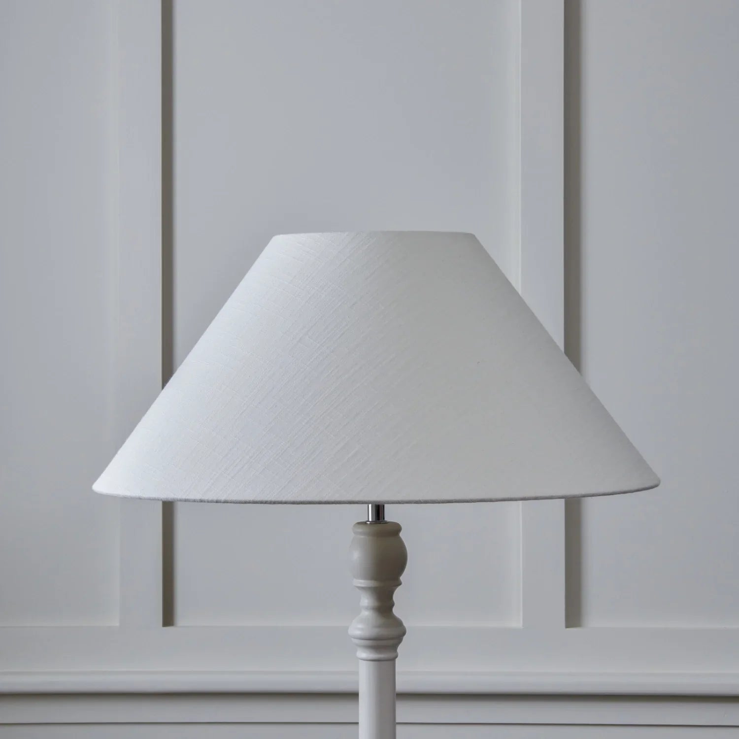 Neptune Accessories_Lighting_Lighting accessories Oliver Linen Coolie Lampshade, Warm White