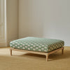Neptune Furniture_Upholstery_Foot stools default Ophelia Large Footstool, Green Cove