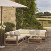 Neptune Seasonal_Garden_Outdoor coffee and side table default Pembrey 6 Seater Teak Modular Garden Sofa & Coffee Table Set