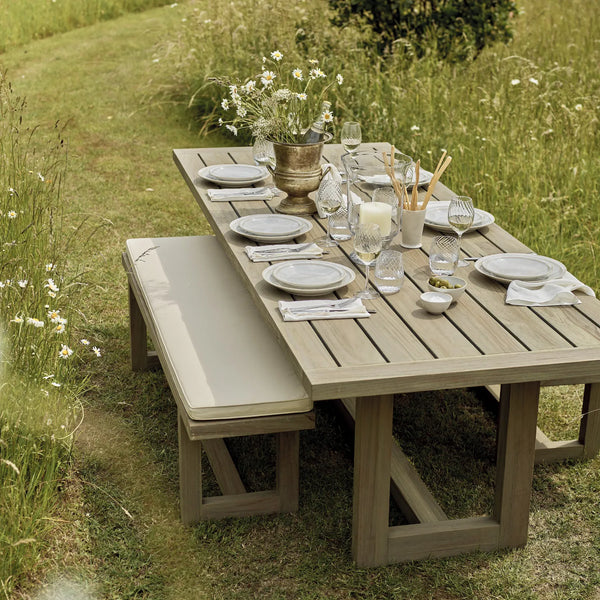 Neptune Seasonal_Garden_Outdoor sofas and relaxed chairs Pembrey 6 Seater Garden Dining Table & Bench Set