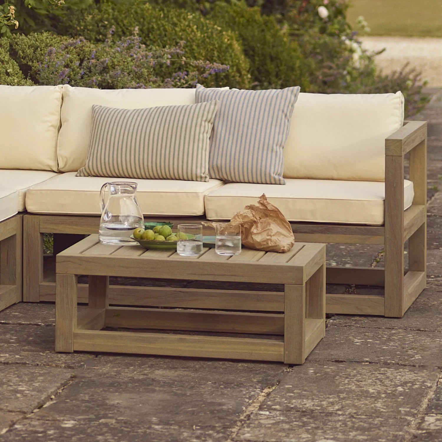 Neptune Seasonal_Garden_Outdoor coffee and side table default Pembrey Teak Garden Coffee Table