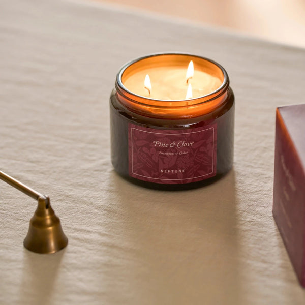 Neptune Seasonal_Christmas_Christmas fragrance default Pine & Clove 3 Wick Candle