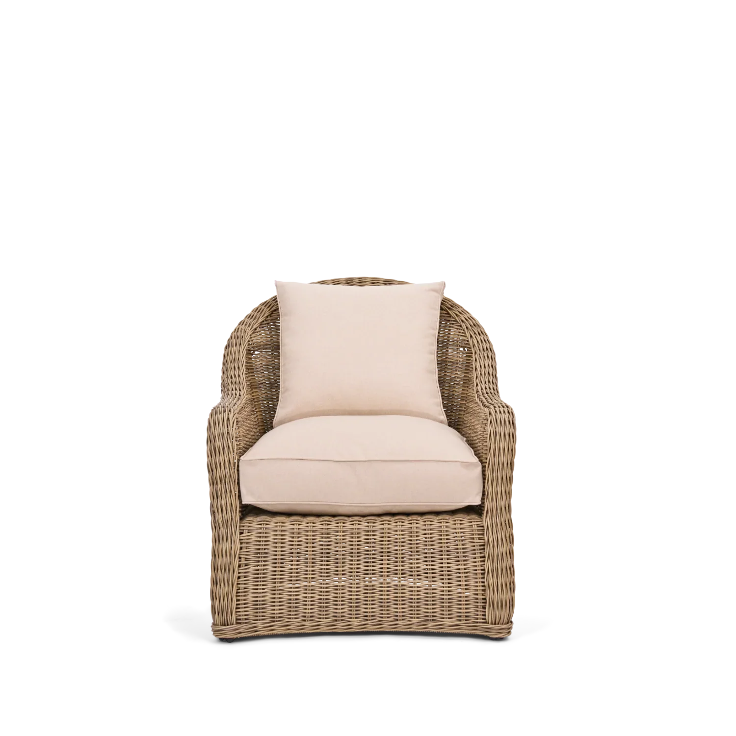 Neptune Seasonal_Garden_Outdoor sofas and relaxed chairs default Purbeck 4 Seater Wicker Garden Sofa & Armchair Set with Coffee Table