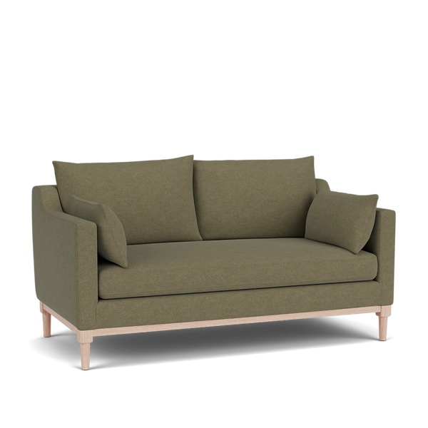 Neptune Sofas default Renewed Eliza 2 Seater Sofa - Chloe Linen Moss - Natural Oak Legs