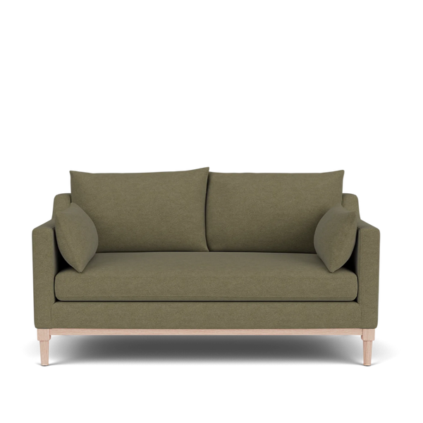 Neptune Sofas default Renewed Eliza 2 Seater Sofa - Chloe Linen Moss - Natural Oak Legs