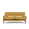 Renewed George 2 Seater Sofa - Signature Linen Saffron - IN Legs