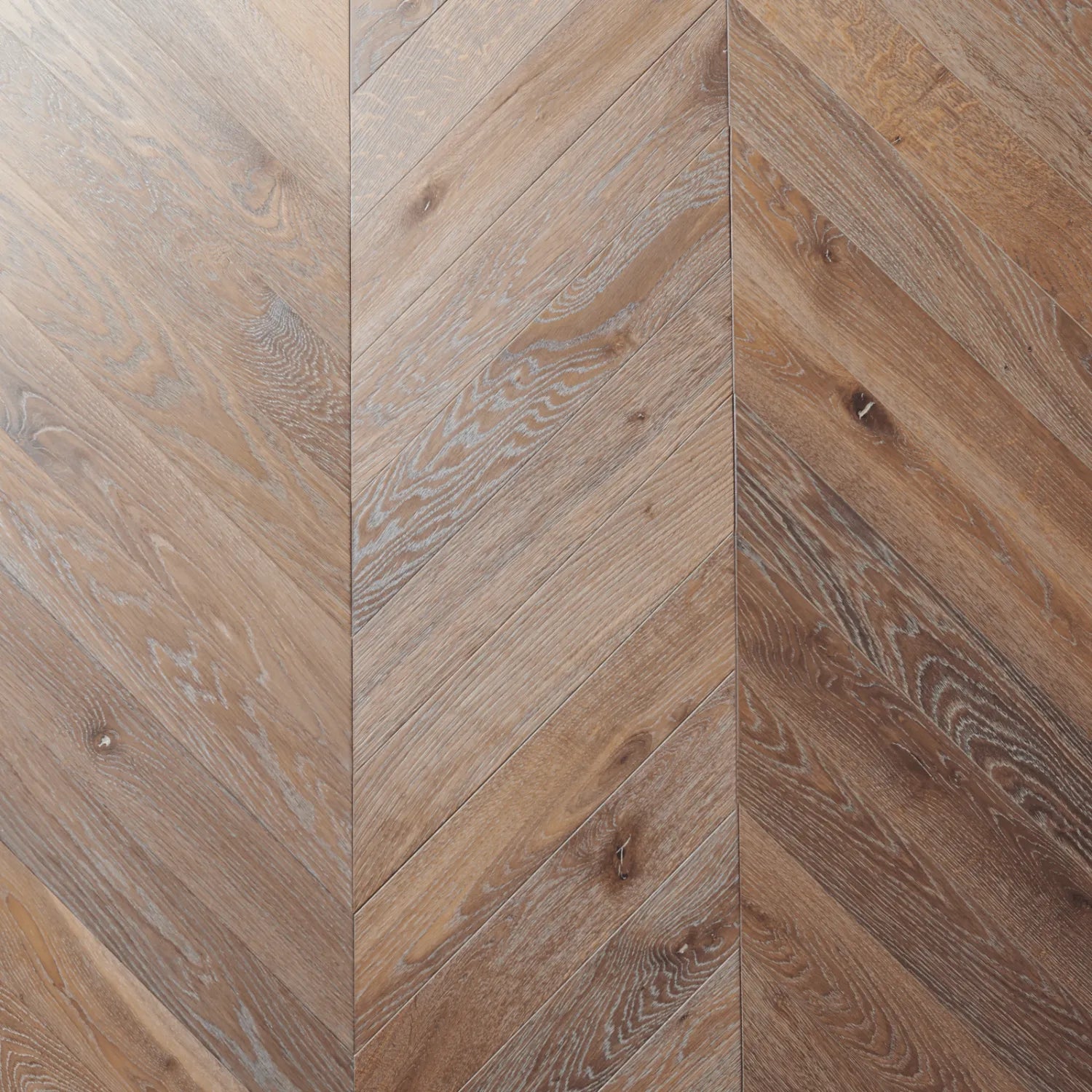 Neptune Decorating_Interior decoration_Flooring & tiles default Savernake Chevron Engineered Oak Flooring 10mm x 90mm, Dark Vintage