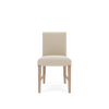 Shoreditch Dining Chair, Linara Linen Natural - Natural Oak Legs