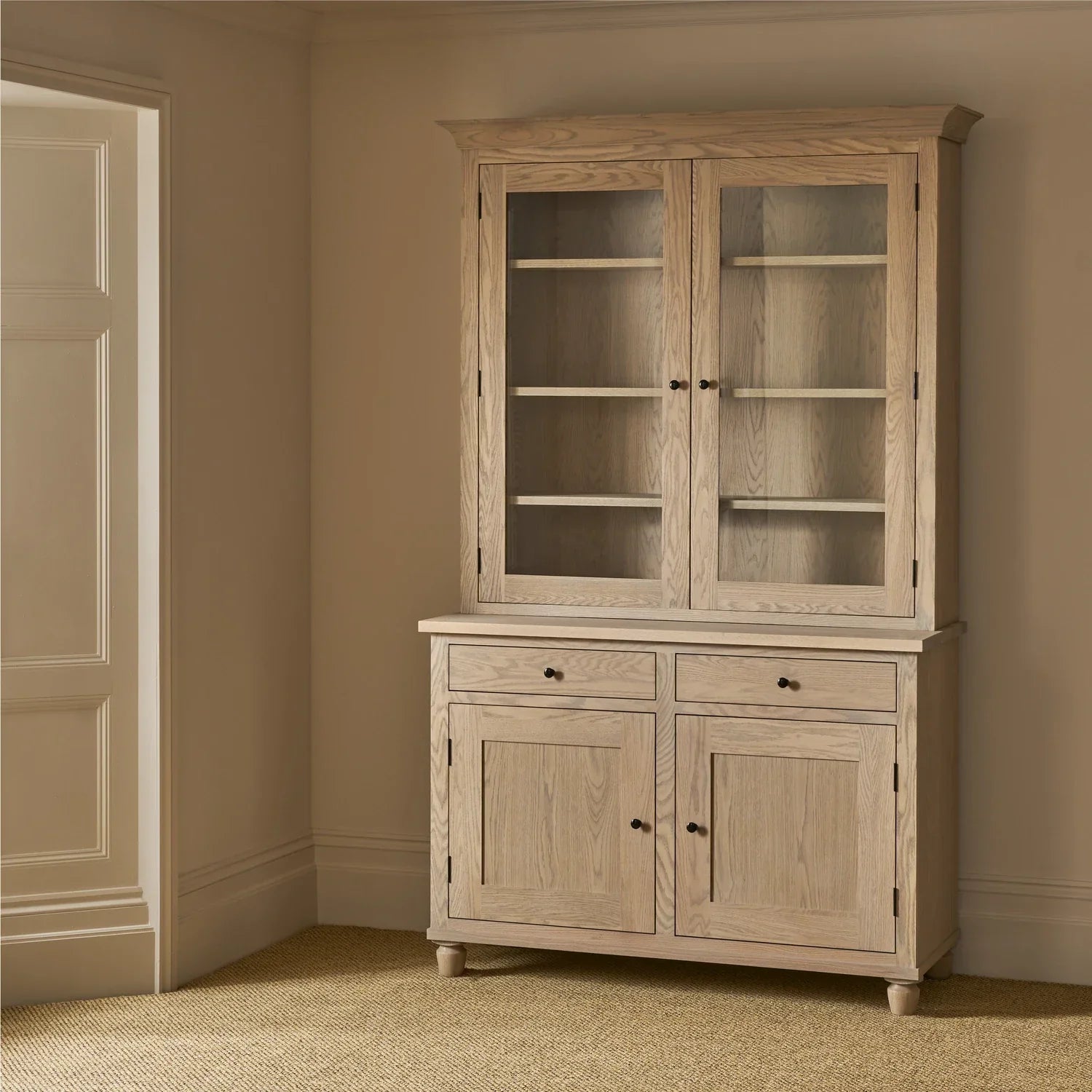 Neptune Furniture_Living & dining furniture_Living & dining storage default Suffolk 4ft Contemporary Oak Dresser