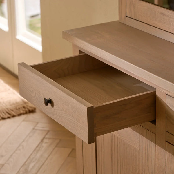 Neptune Furniture_Living & dining furniture_Living & dining storage default Suffolk 5ft Contemporary Oak Dresser