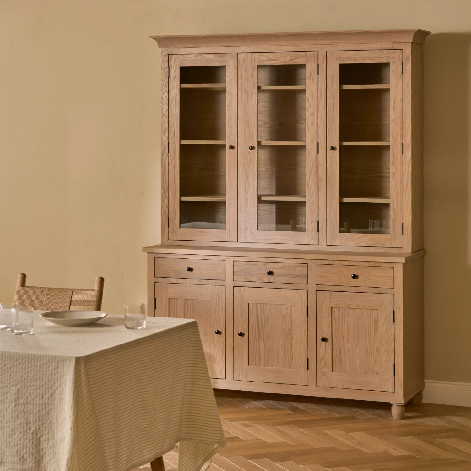 Neptune Furniture_Living & dining furniture_Living & dining storage default Suffolk 5ft Contemporary Oak Dresser