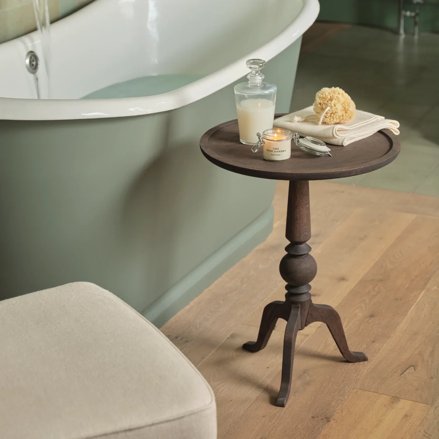 Neptune Furniture_Living & dining furniture_Coffee and side tables default Thornbury Oak Plant Stand, Darkened Oak