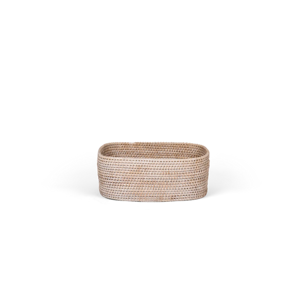 Tiverton Rectangular Rattan Basket, Large