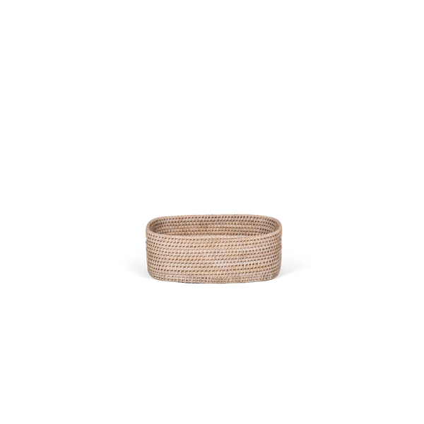 Tiverton Rectangular Rattan Basket, Small