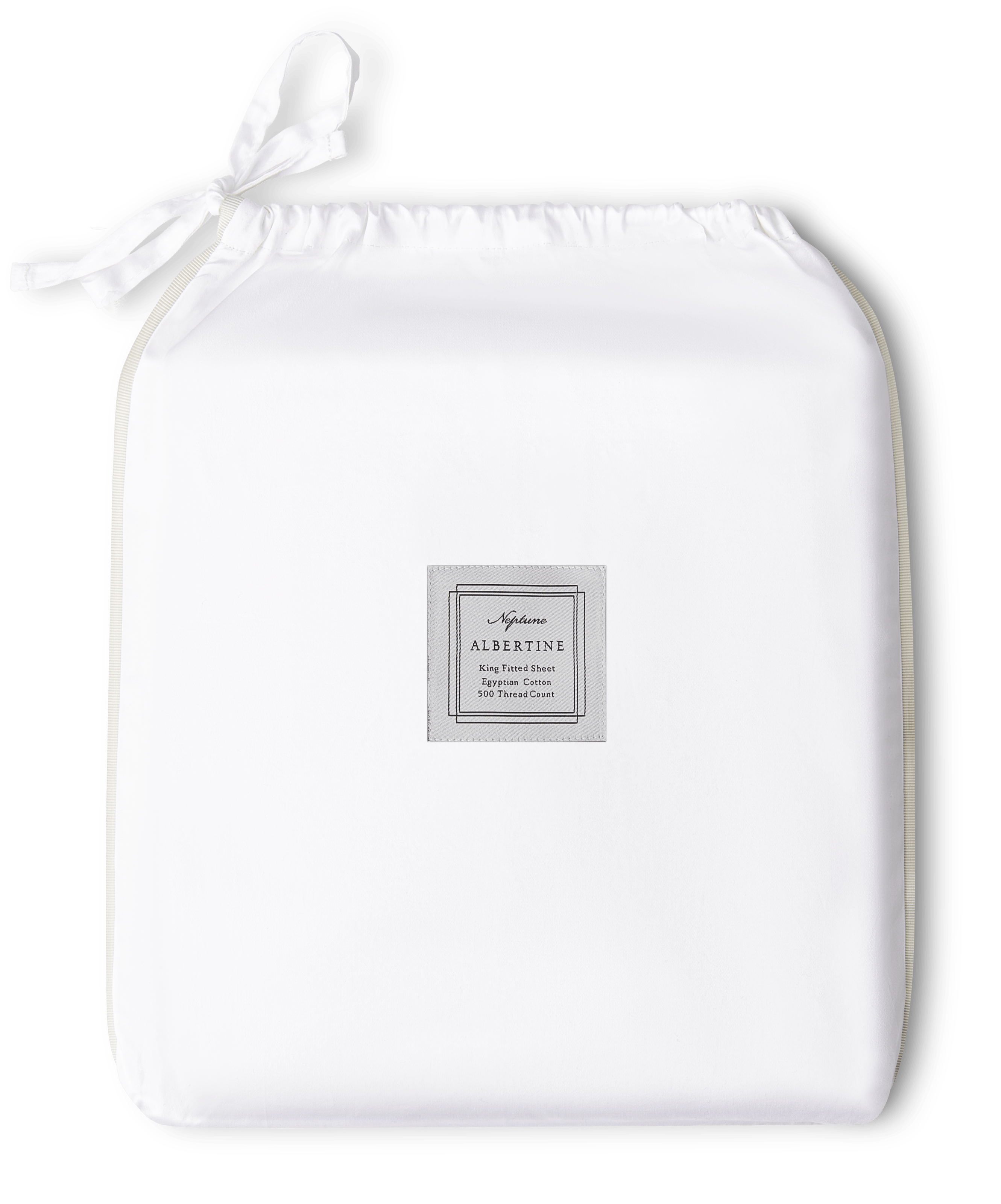 Neptune Bedlinen King Albertine Fitted Sheet, Lily