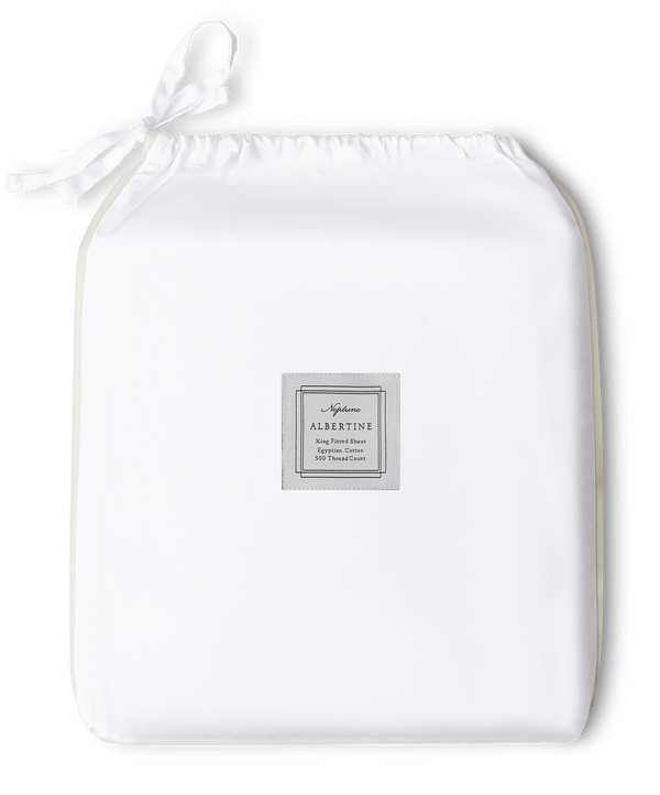 Neptune Bedlinen King Albertine Fitted Sheet, Lily