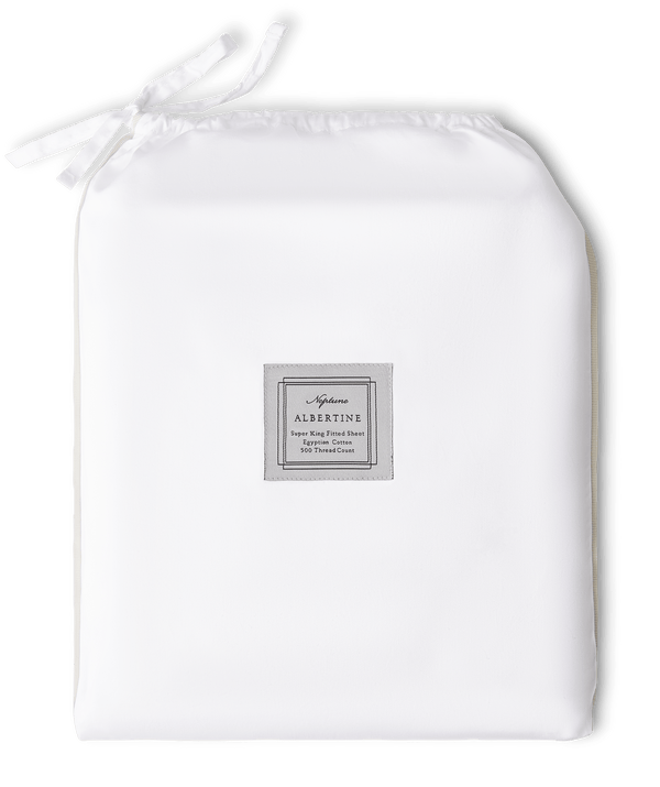 Neptune Bedlinen Super King Albertine Fitted Sheet, Lily