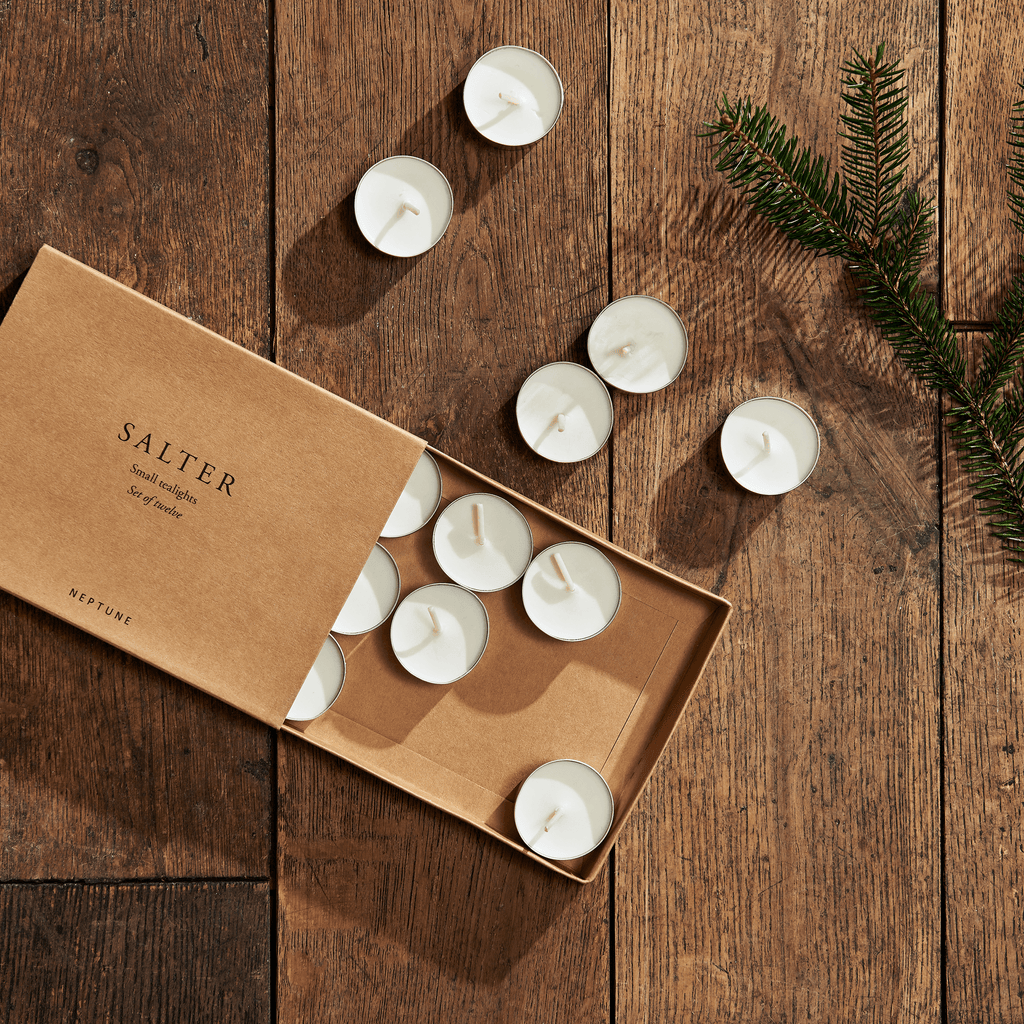 Salter Small Tealights, Set of 12 Neptune