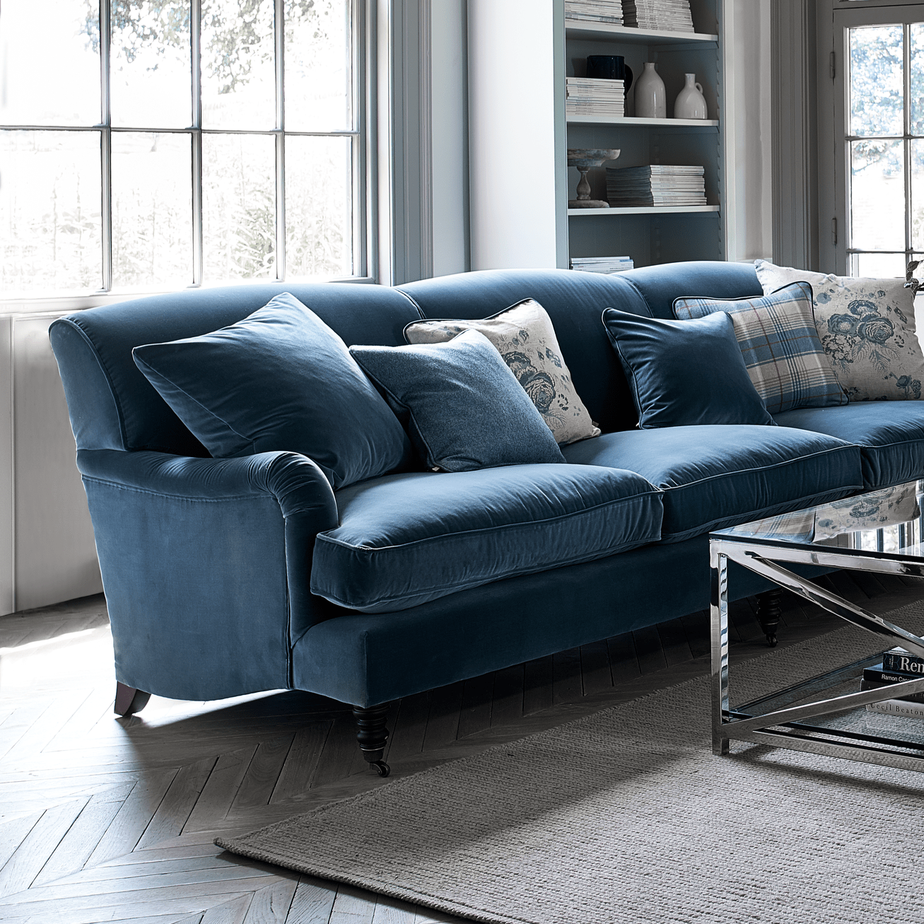 Neptune Cushions Isla Kingfisher Grace Cushion, Isla