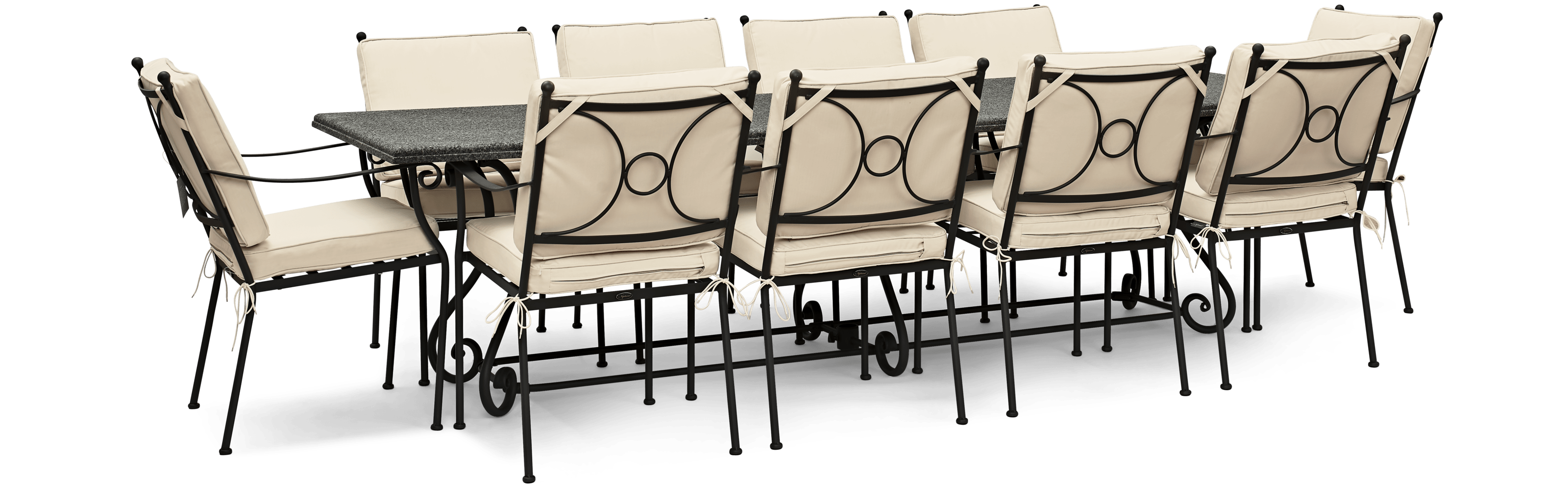 Neptune Garden Sets 10 seater / Rectangular Cheltenham Table & Chairs