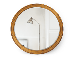 Fleming Round Gilt Mirror