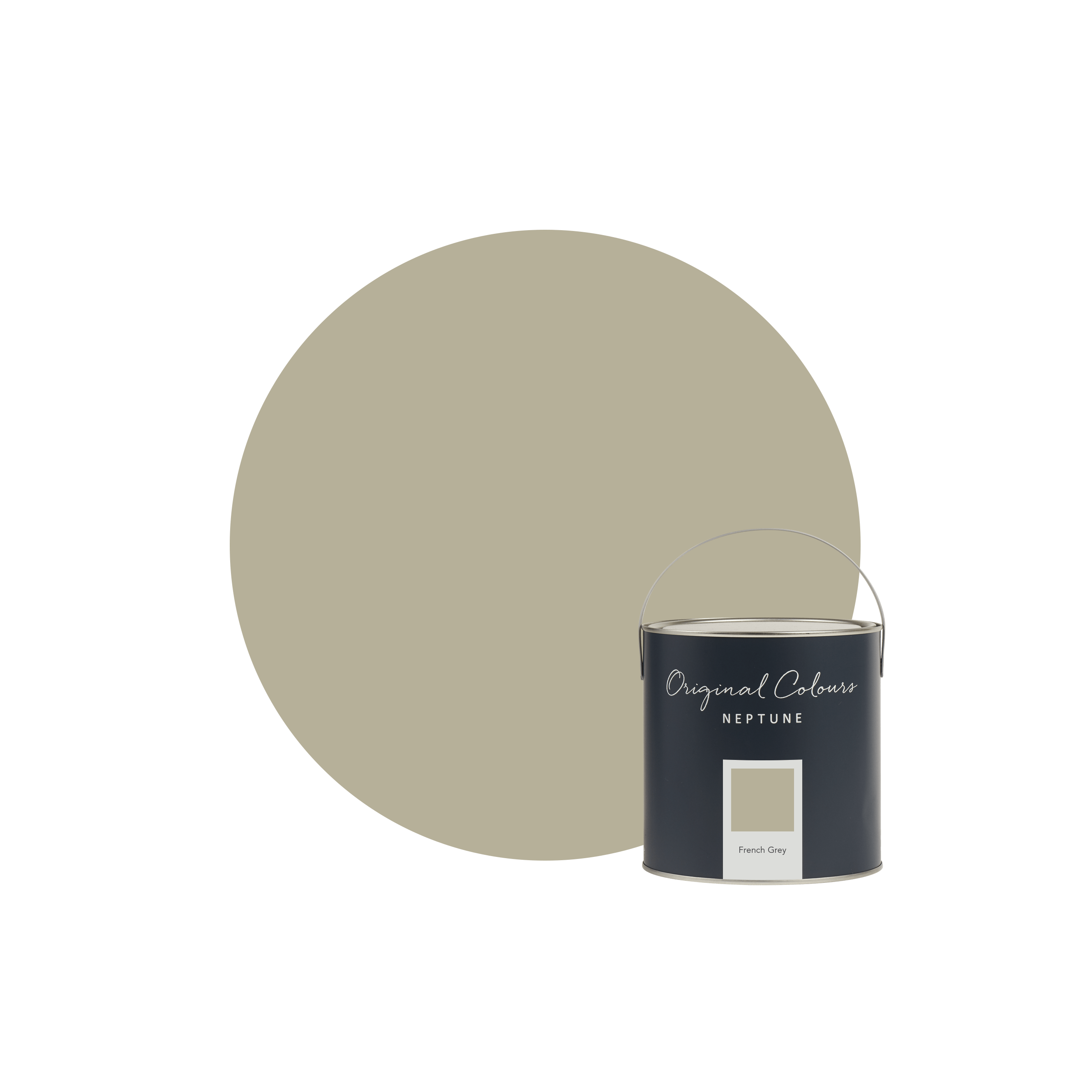 Neptune Paint Sample pot / Matt Emulsion French Grey Paint