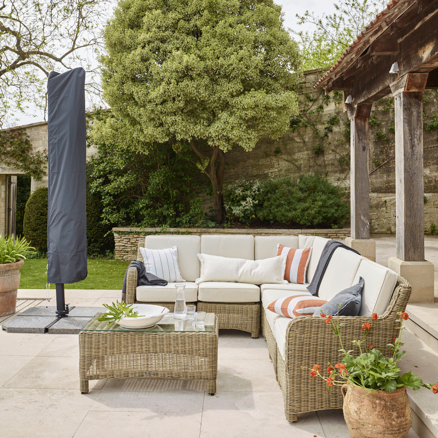 Neptune Parasols Spritsail Square Parasol