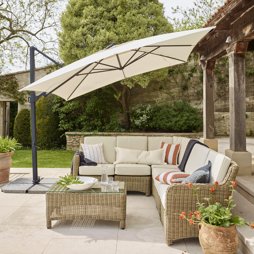 Neptune Parasols Spritsail Square Parasol