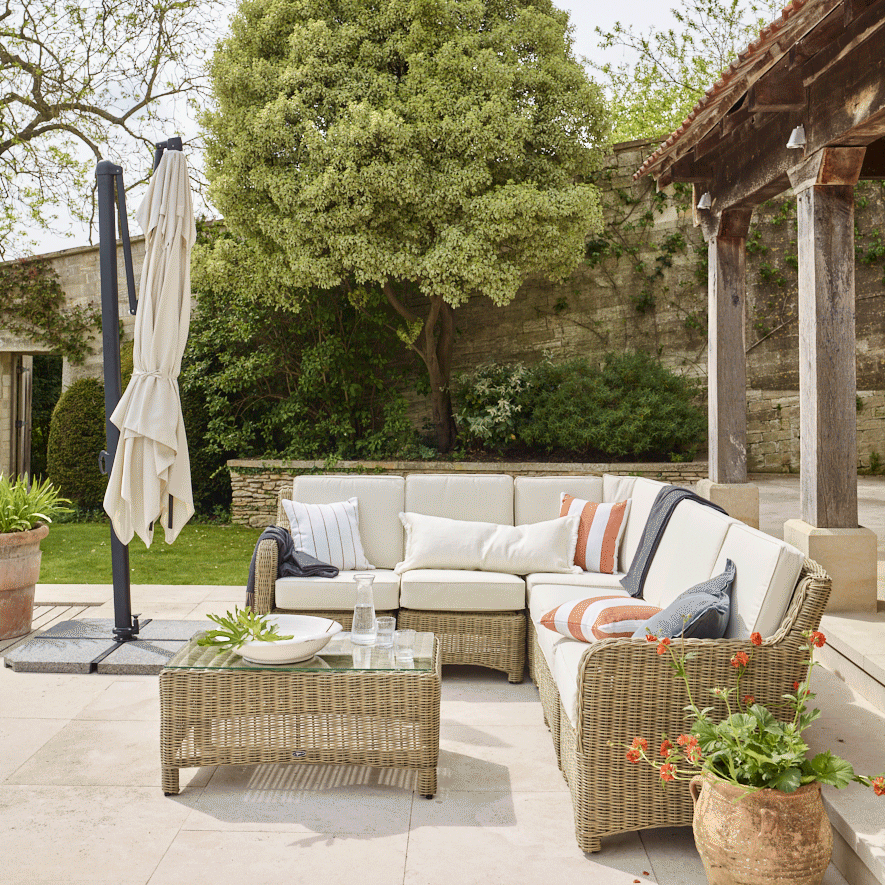 Neptune Parasols Spritsail Square Parasol