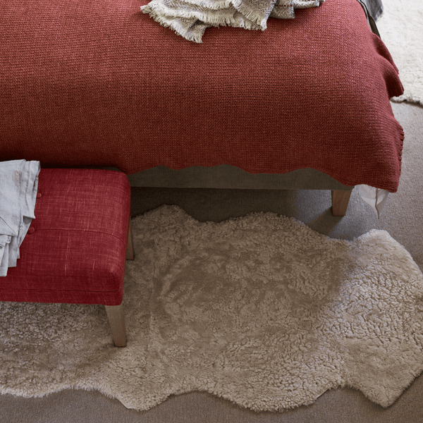 Neptune Rugs Pearl Tussock Sheepskin Double Rug