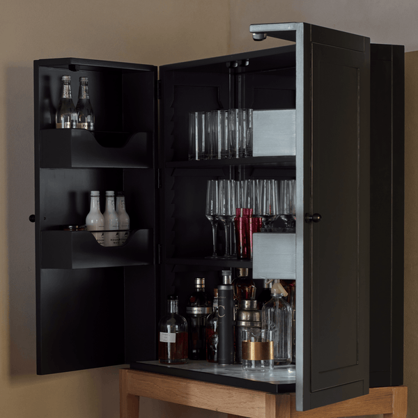 Neptune Storage Ardingly Cabinet with Marble Base & Mirrored Back