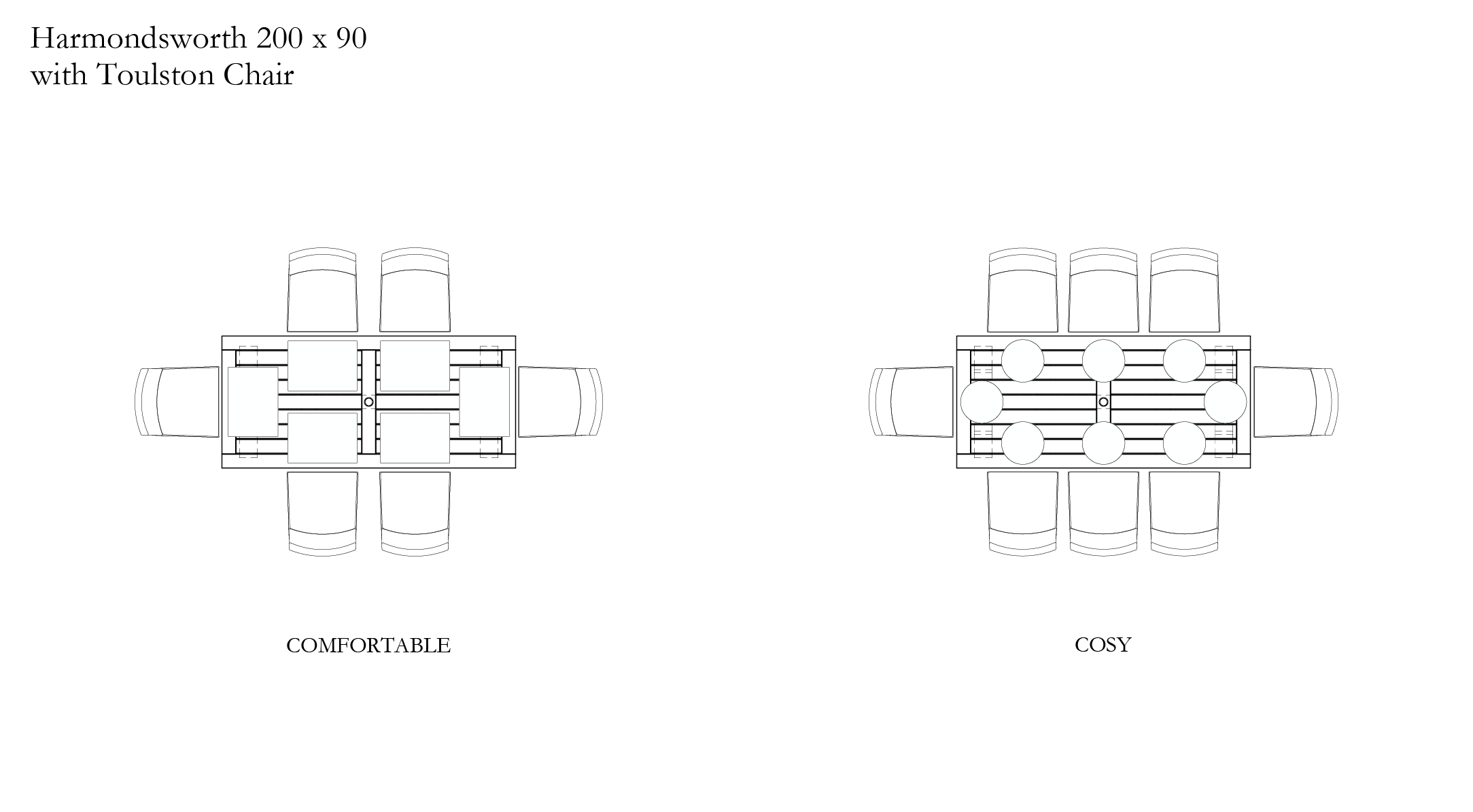 Neptune Tables Harmondsworth Rectangular Table