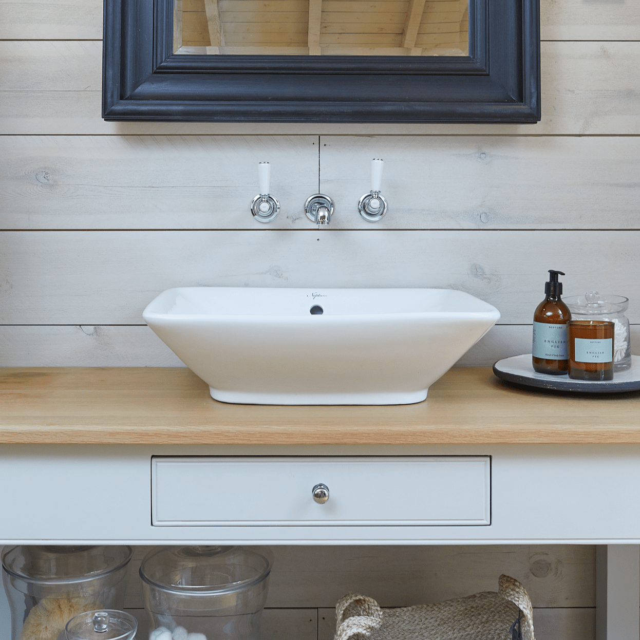 Neptune Taps Bamburgh Wall Mounted Basin Tap