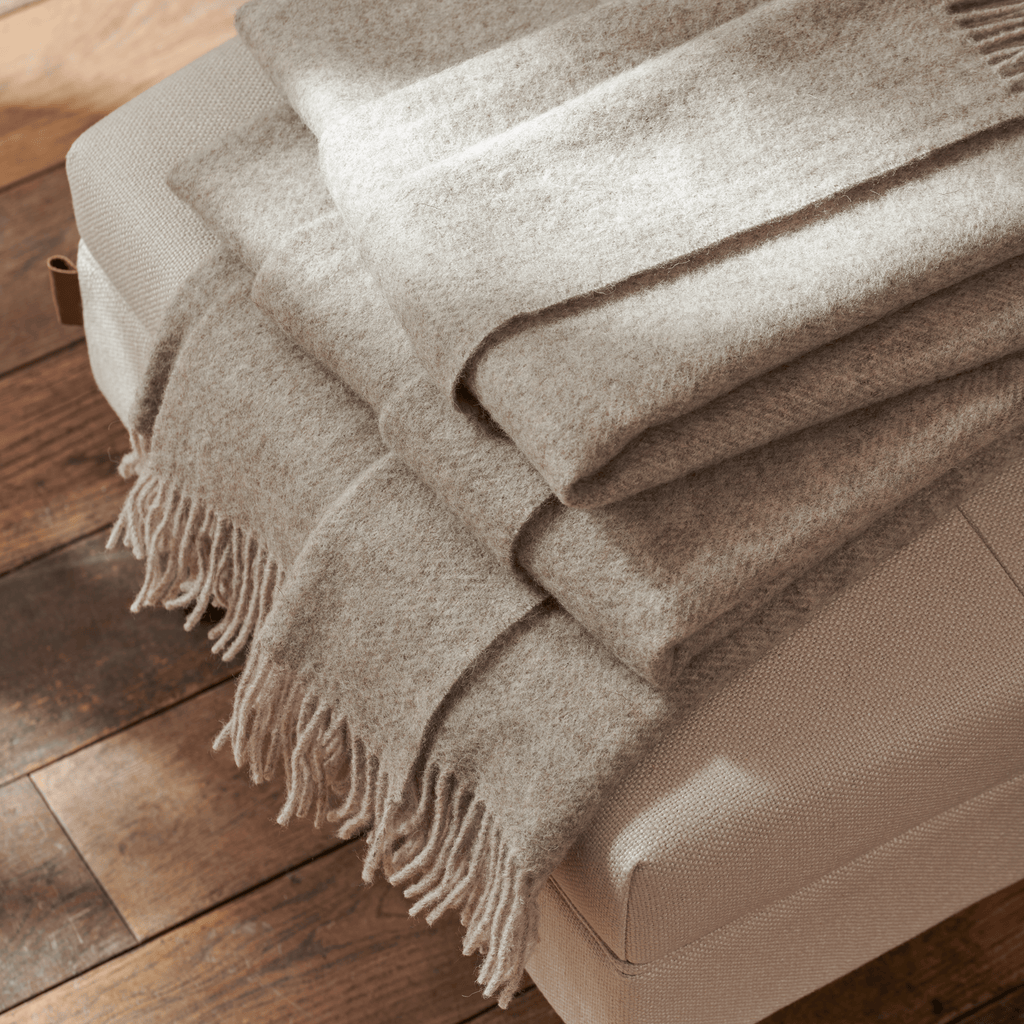 British Wool Throws Brown Wool Retailers Throw