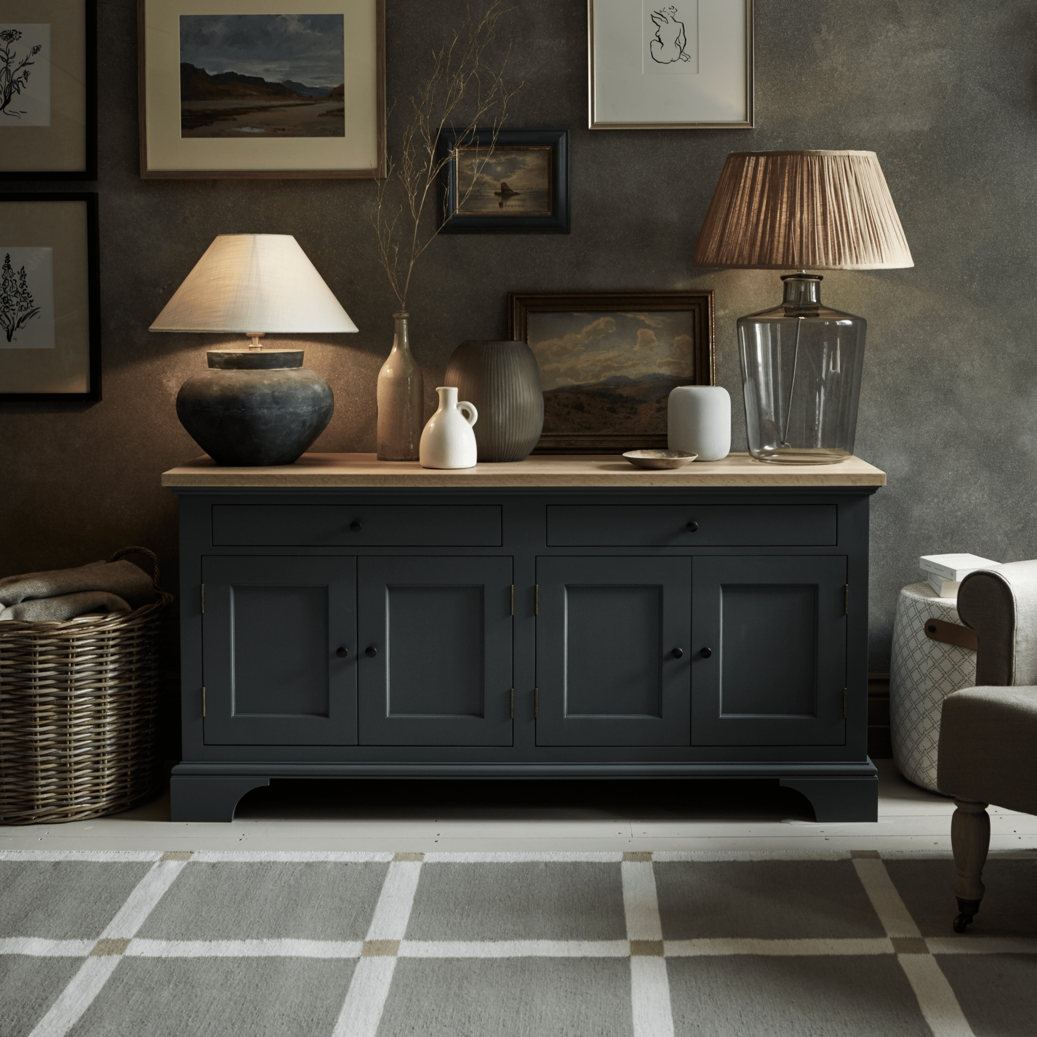 Neptune TV Cabinets 0 paint service / 5ft Henley TV Cabinet