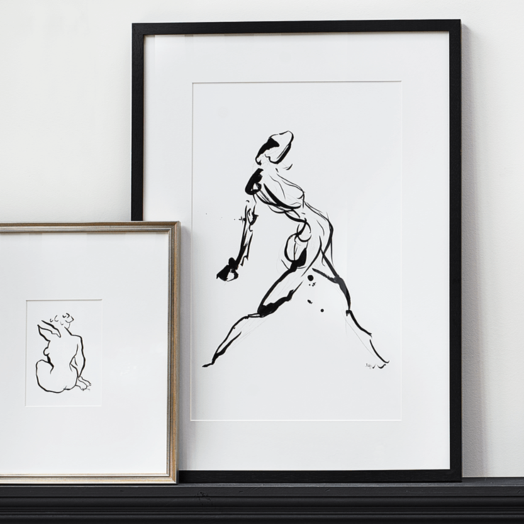 Neptune Wall Art I Sketch Dancer