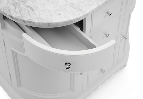 Neptune Washstands Chichester Undermount Curved Washstand
