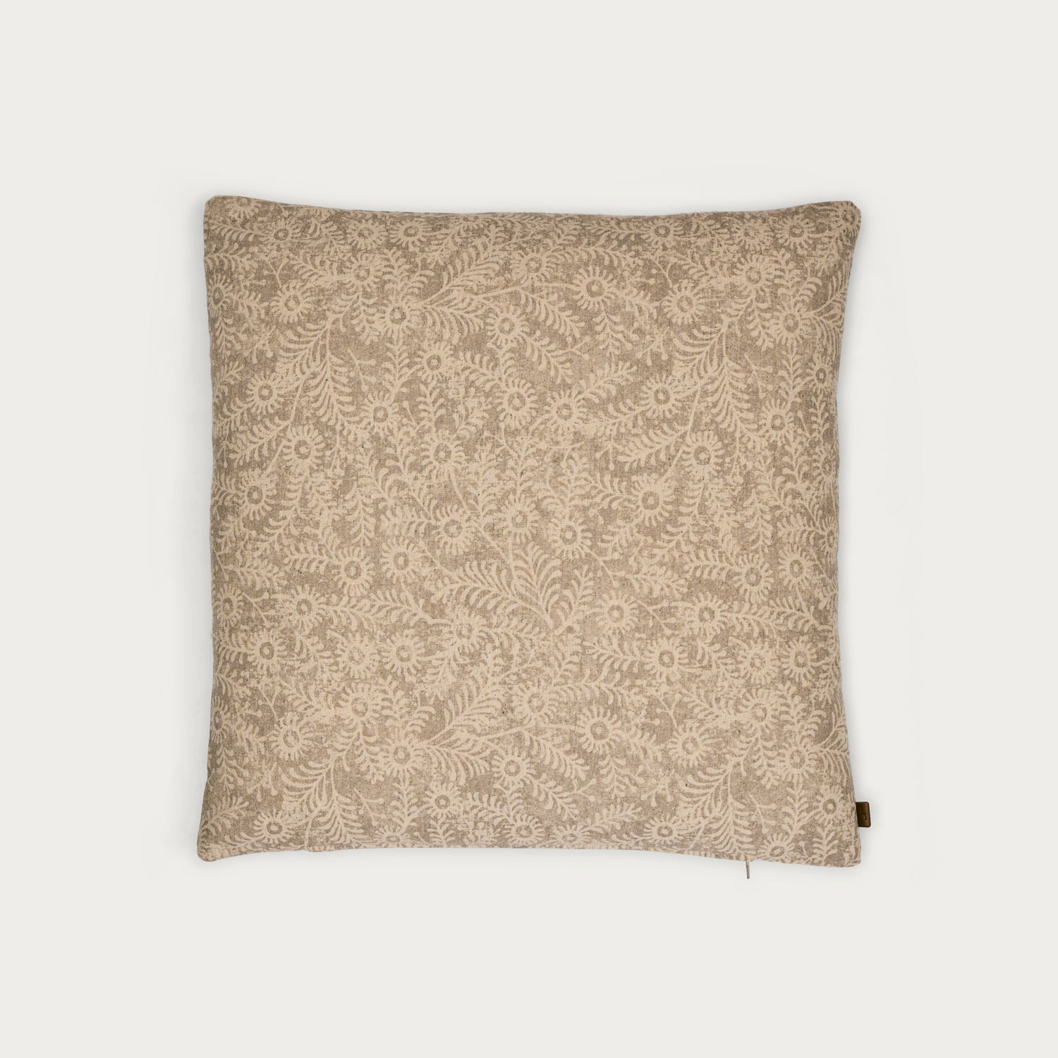 Grace Scatter Cushion, Orla Printed Linen Trellis – Neptune