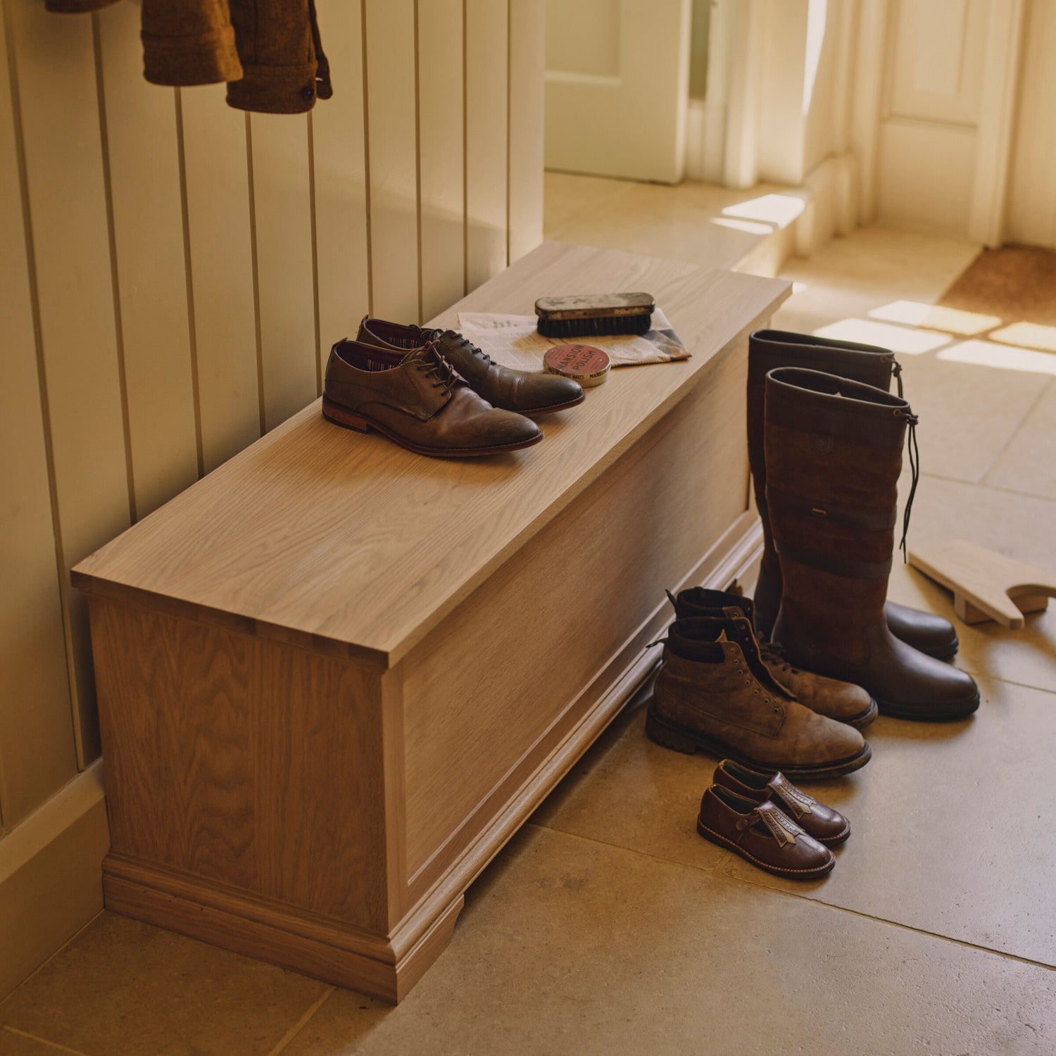 Henley Oak Blanket Box