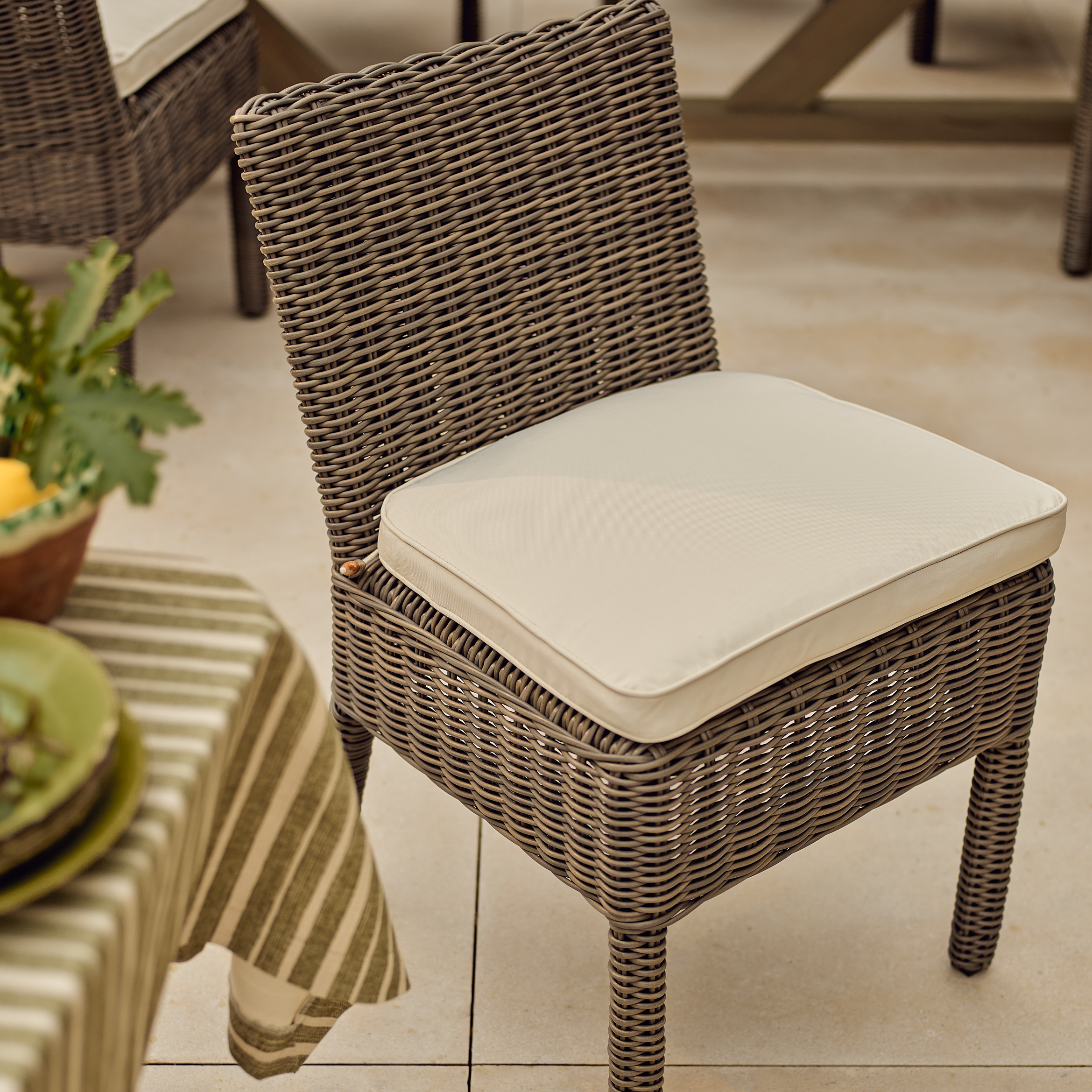 Toulston Wicker Garden Dining Chair