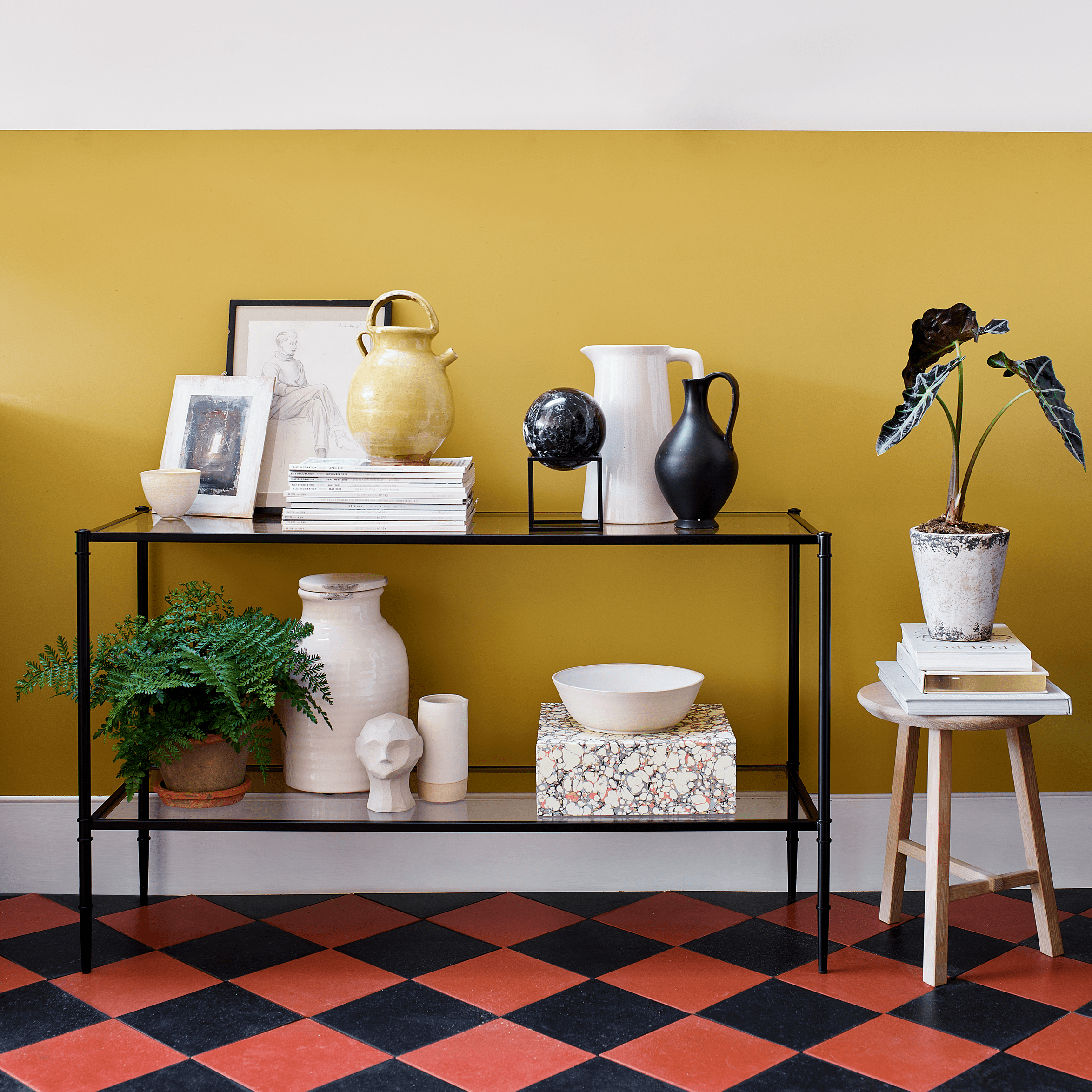 Coniston Glass Console Table